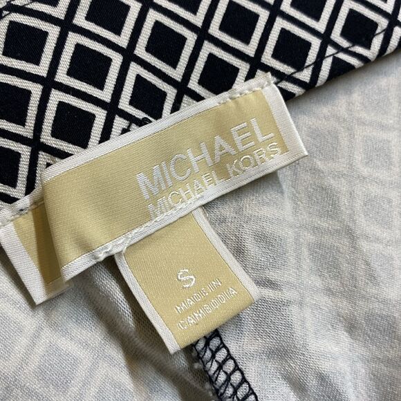Michael Kors Super Skinny Pull-On Pants | Size S | Diamond Pattern - Picture 5 of 7